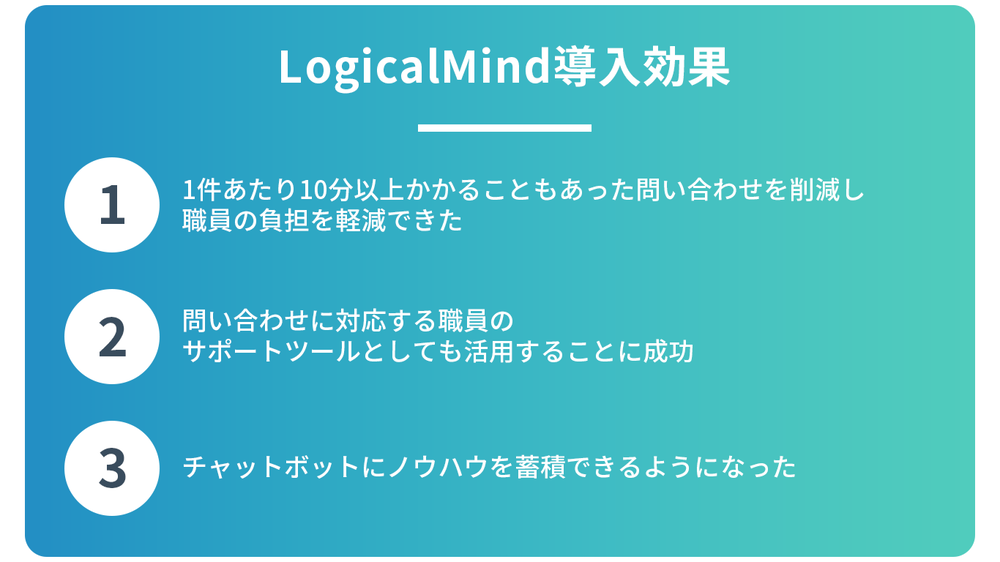 LogicalMind導入効果